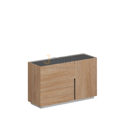 Кабинет руководителя Офисный шкаф OL-20-14.GN.GN.GN.L