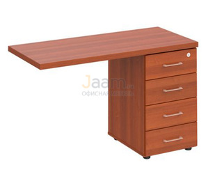 Кабинет руководителя Брифинг боковой на опорной тумбе ПТ 767