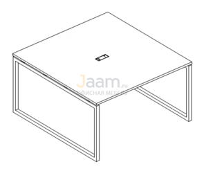 Стол для переговоров Стол для переговоров на металлокаркасе QUATTRO Б4 132 БП