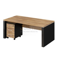 Кабинет руководителя Стол рабочий+тумба мобильная ПК-ПРЛ-КОМП№1