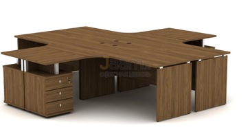 Мебель для персонала Комплект для четырех сотрудников
