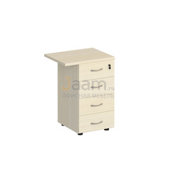 Мебель для персонала Брифинг-приставка с тумбой 4-ящичной с замком К 307