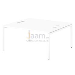 Мебель для персонала Стол-тандем на металлокаркасе S-49