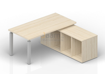 Кабинет руководителя Стол на сервисной опорной тумбе правый BL180TSD